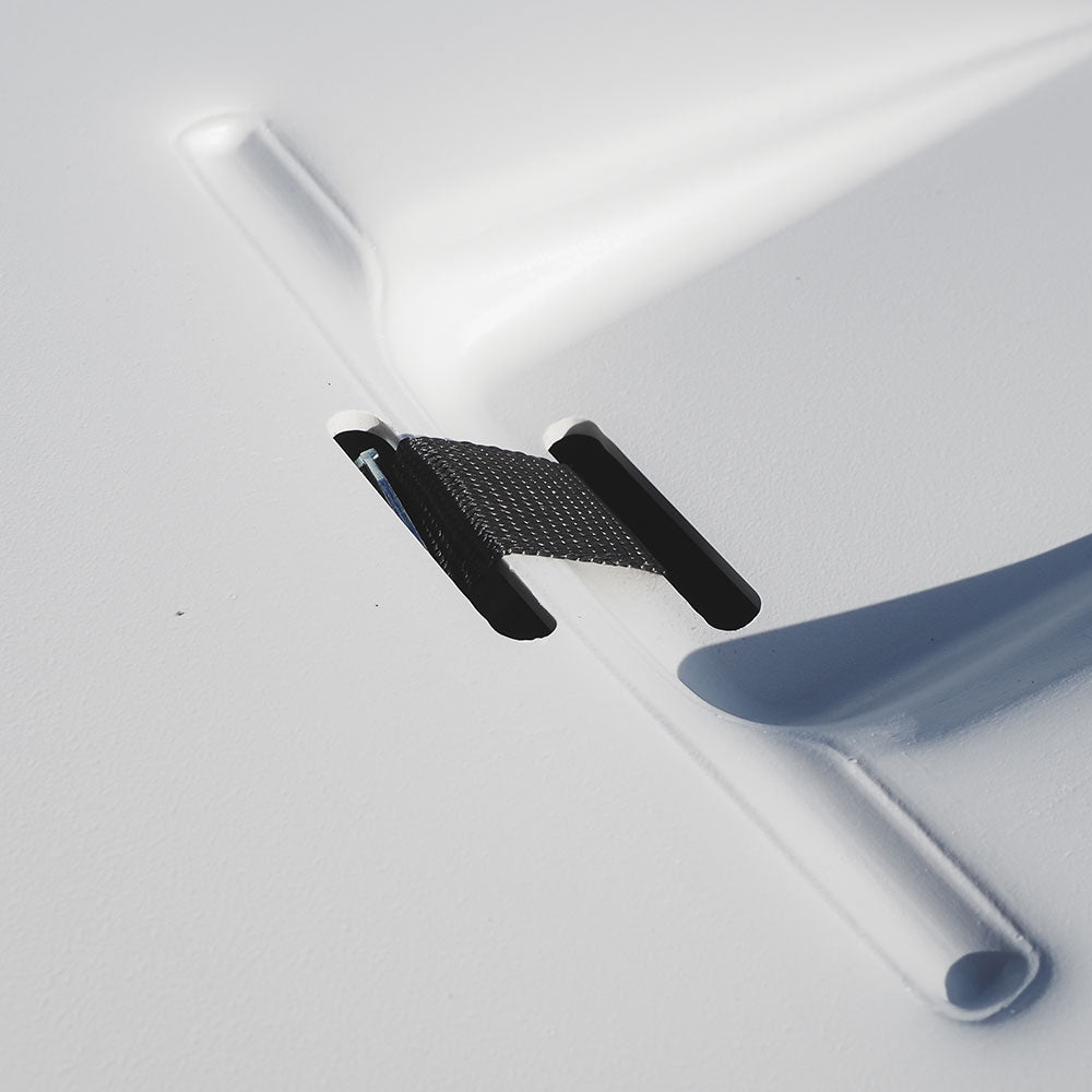 6er Pack schwarzer 25mm Zurrgurt mit Klemmschloss (je 1,5m, EN 12195-2)